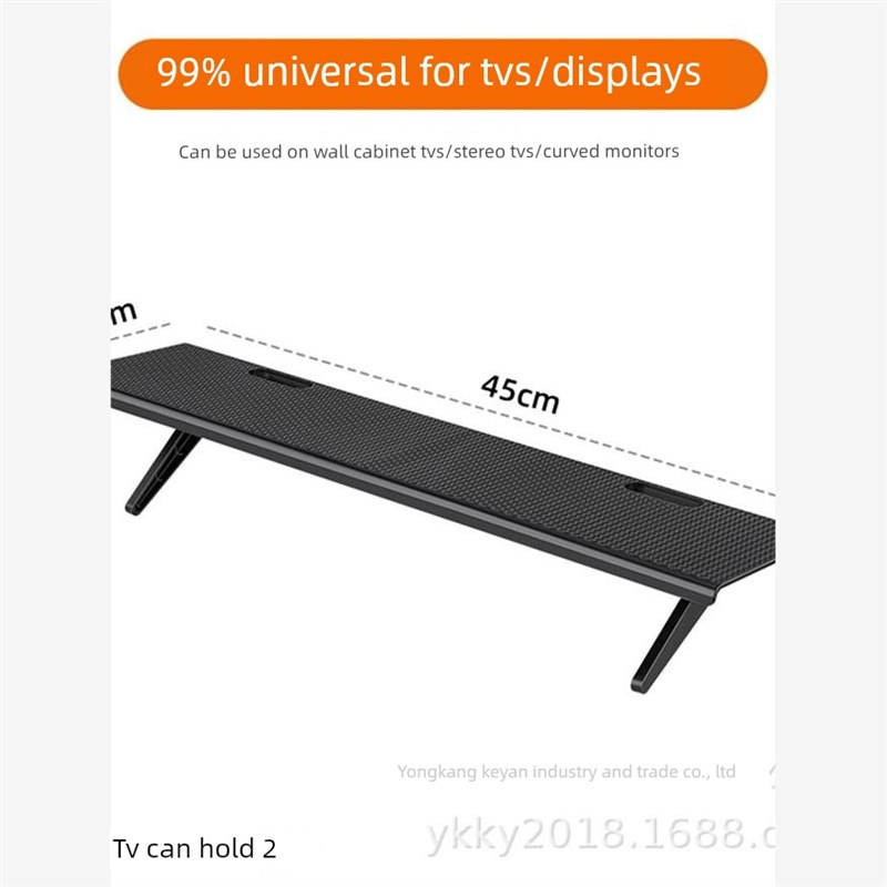电视机顶盒储物架免打孔路由器遥控器盒储物架显示器上支架电脑