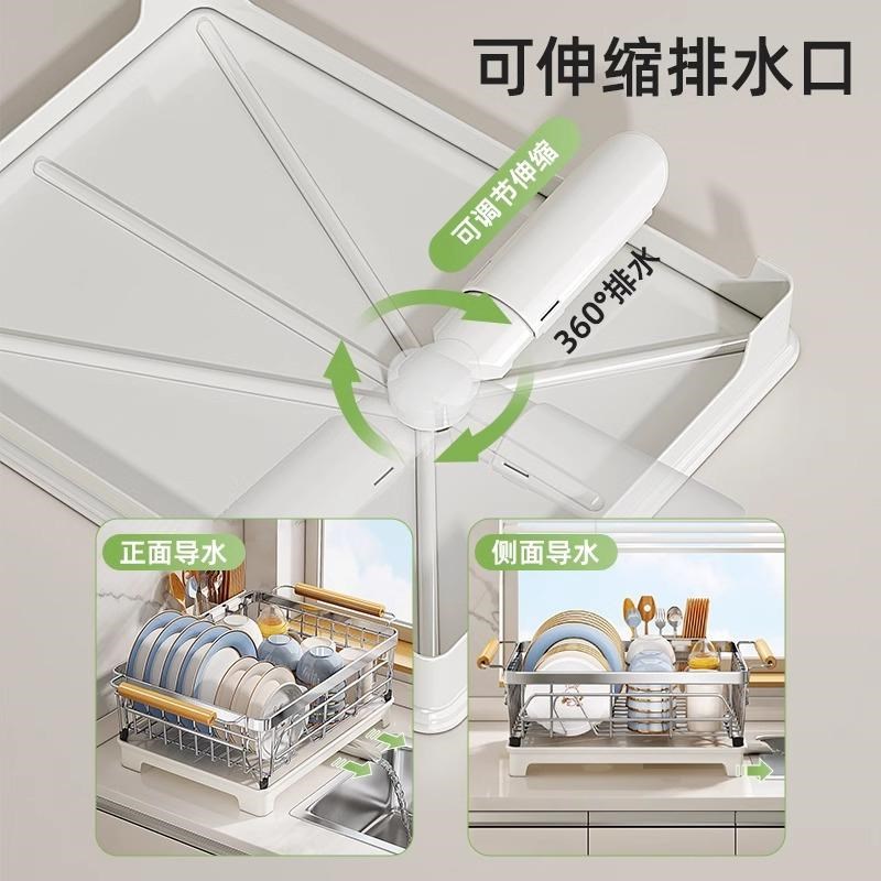 碗盘沥水架碗架304不锈钢厨房置物架碗盘沥水篮放碗筷碗碟收纳架