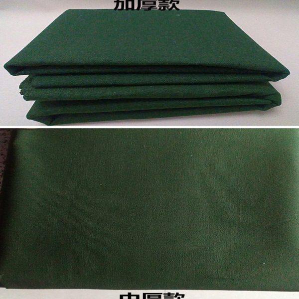 军绿色硬帆布加厚叠被子专用白色中厚帆布叠被铺床单厚硬帆布布料