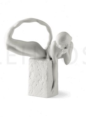 天蝎座！出口 北欧纯白色 创意陶瓷 星座 雕塑摆件 十二星座礼物