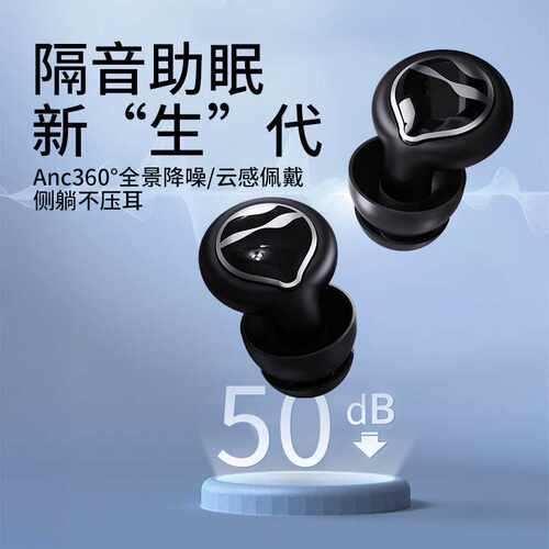 新款睡眠耳塞滤芯双层耳帽隔音降噪耳塞午休隔音耳塞