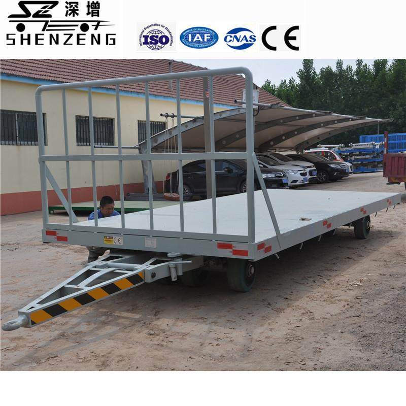 15吨低平板拖车厂内转运拖挂车叉车运输平板拖车工具车