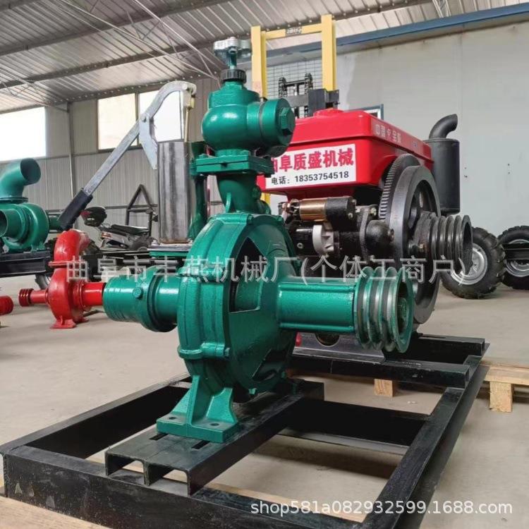 120米高压抽水泵农田灌溉排水设备移动拖车电启动