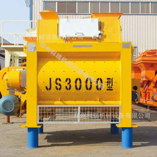 S500型双轴卧式凝土搅拌机小工程商砼水泥工J地用390混凝混土机械