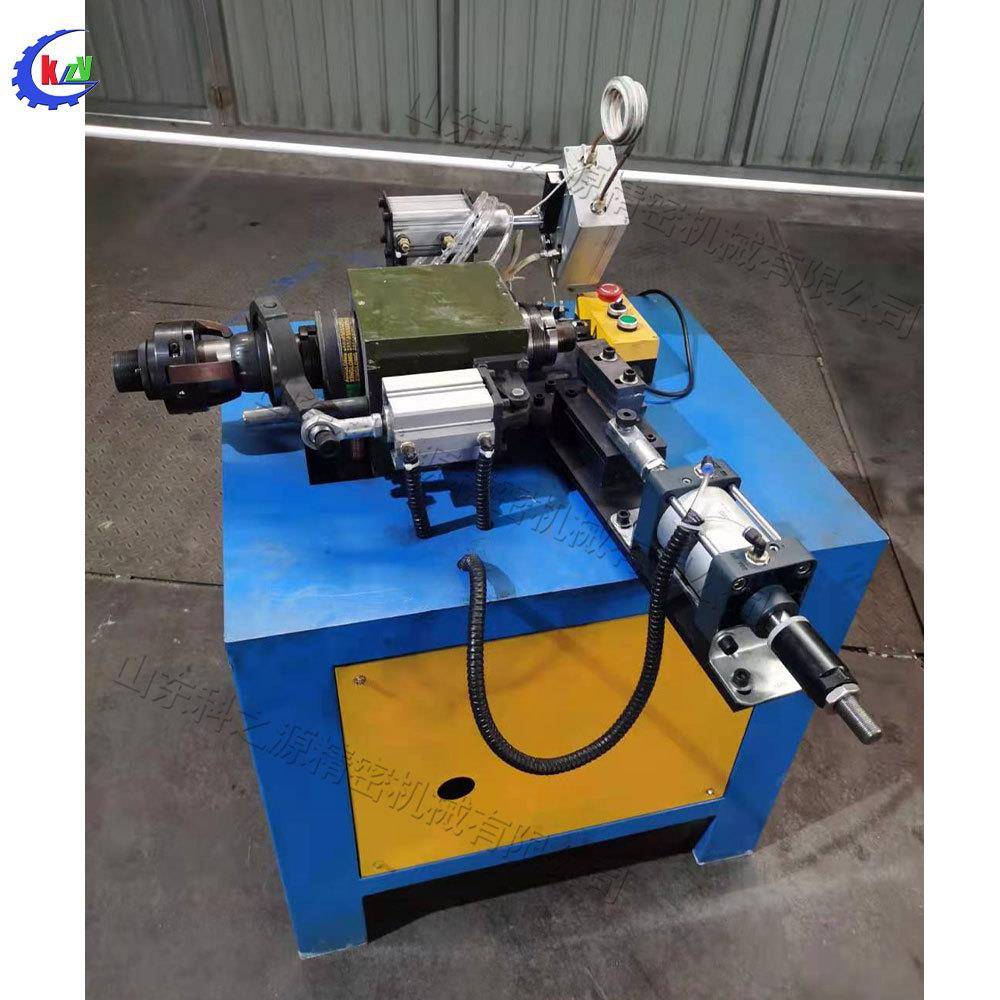 铁管管端封头机全自动金属加热封口机不锈钢管材端头收口设备