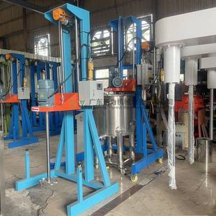 发泡剂混合设备乳胶漆2.2kw分散机清洗液体200L搅拌桶现货
