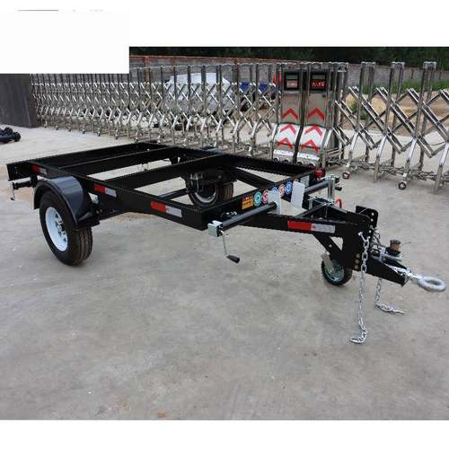 2吨骨架拖车框架拖车设备底盘挂车发电机组底盘移动厕所底盘