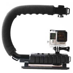 适Gopro手持稳定器hero小蚁山狗SJ4000运动相机DV便携稳定器支架