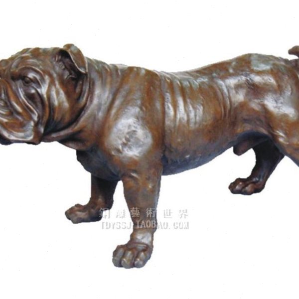 雕塑小狗宠物犬铜雕动物铜雕塑艺术品工艺品客厅摆件家居饰品礼品
