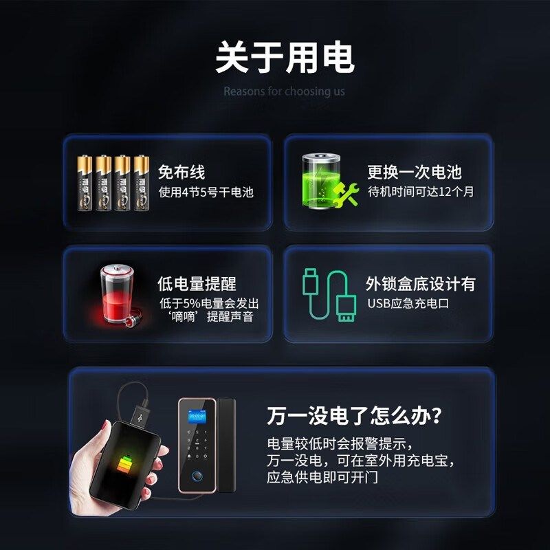 无框玻璃门密码锁无框o双门免开孔办公室指纹锁人脸识别电子智能