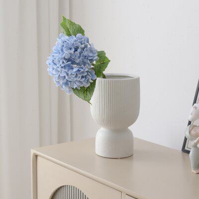 简约现代居家罗马柱陶瓷花瓶客厅插花鲜花花器装饰桌面摆设摆件