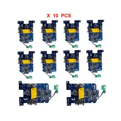 替代MAK牧田18V工具电池保护板10个蓝色大板BL1860B5芯10芯18650