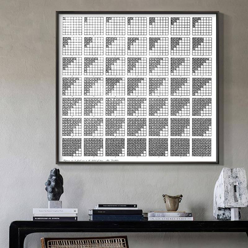 北欧风格挂画/新加坡MICStudio意大利简约装饰画/抽象艺术壁画