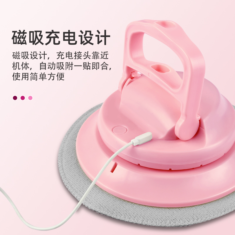 家用电动打蜡机手持式自动车用地板瓷砖抛光机无线拖把拖地清扫机
