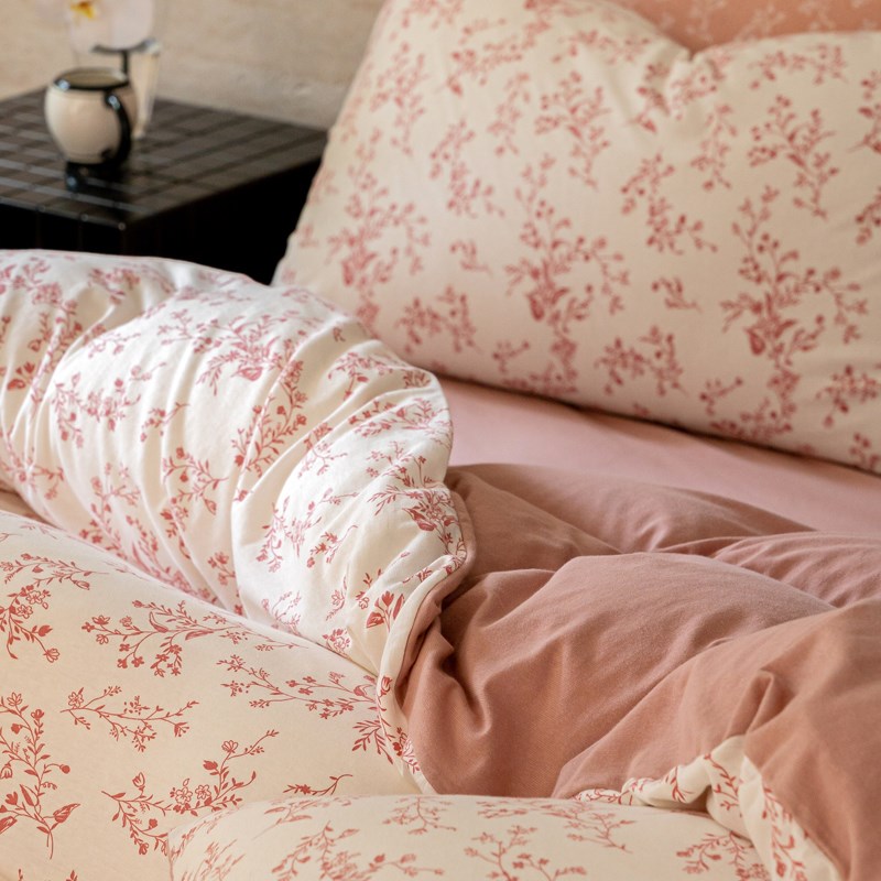 A类母婴级全棉天竺棉床上四件套纯棉针织棉床单被套1.8长绒棉床品