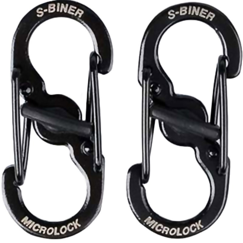 奈爱NiteIze 洛克带旋转锁多功能不锈钢挂扣8字扣 钥匙扣 半号