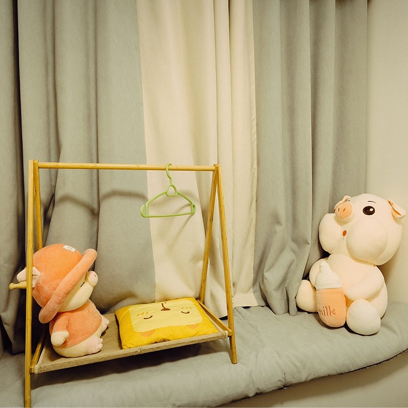 家用飘窗小型挂衣架阳台迷你凉衣架简易落地矮衣帽架婴儿晾晒衣服