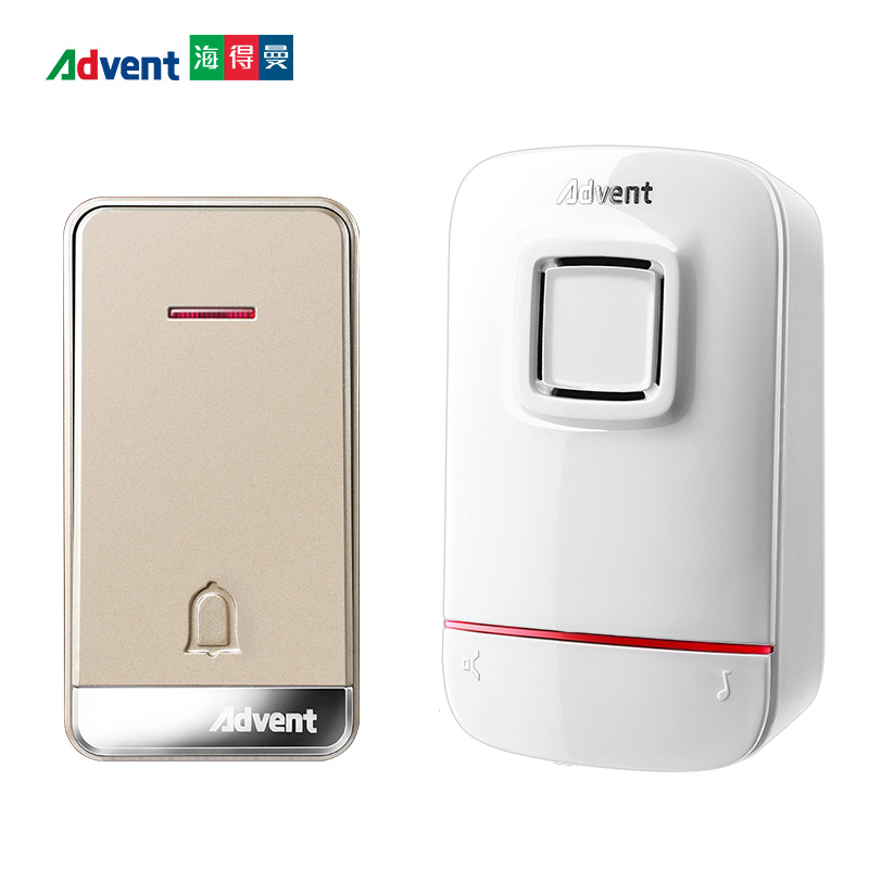 海得曼自发电门铃无线家用超远距离不用电L池智能电子遥控玲一拖