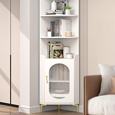 角柜转角柜墙角柜三角形客厅实木边角柜置物架卧室收纳角落拐角柜