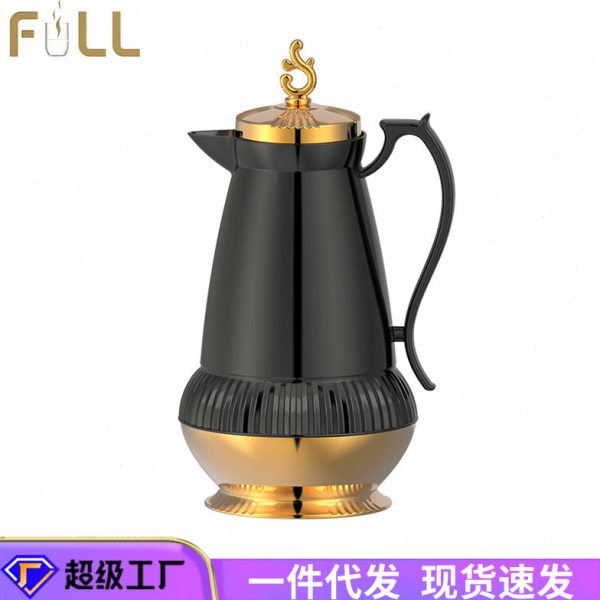 中东阿拉伯风格保温壶1000ML长效保温咖啡水壶
