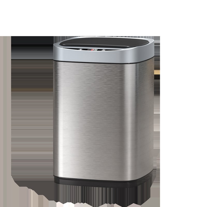 智能垃圾桶家用感应式厨房客厅全自动电动M不锈钢卫生间厕所轻奢