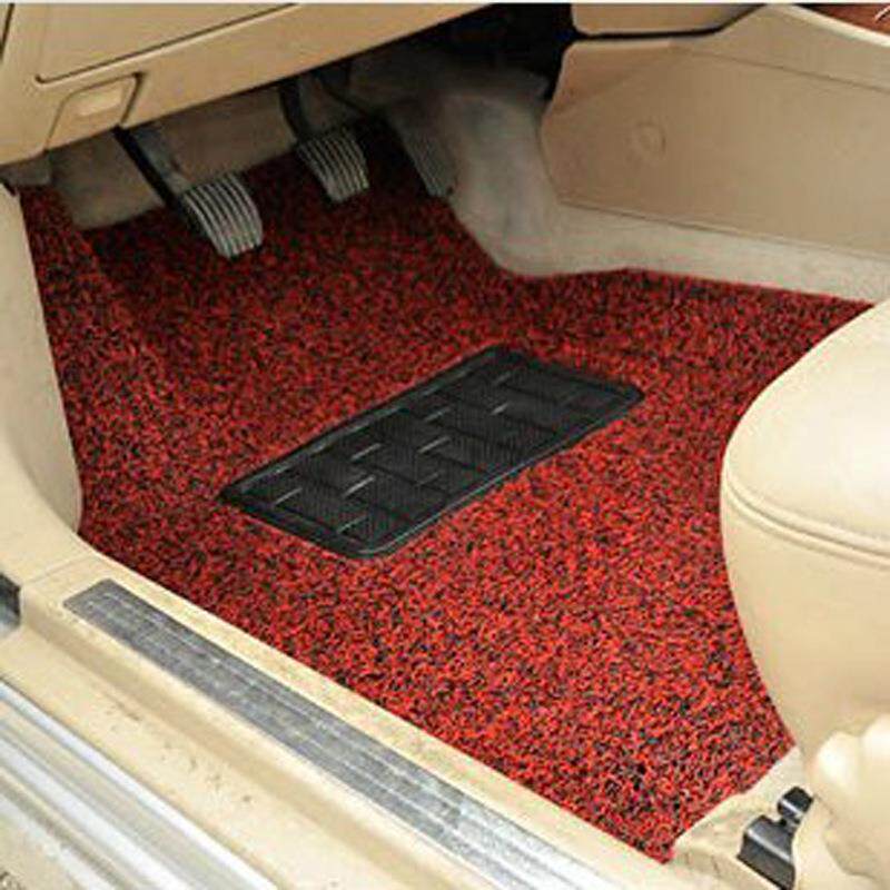 加厚丝圈脚垫汽车PVC喷丝地毯地胶丝圈卷材1.5CM双色