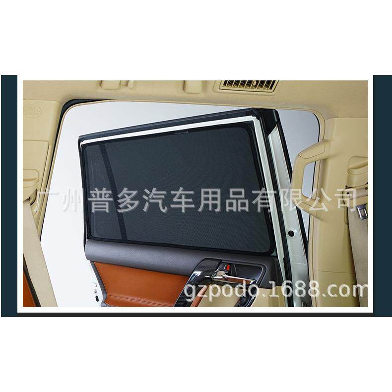适用普拉多霸道10-19款Models遮阳网防晒隔热纱窗车窗内饰改装