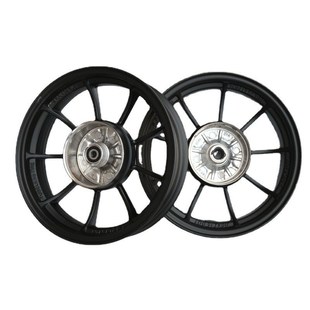 10新款 125摩托车轮毂 寸鬼火铝轮适合雅马哈100踏板车dio50铝合金