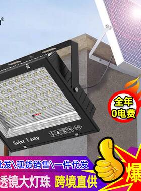 灯家用庭院灯户外农村院子照明灯超亮LED投光灯天黑自动亮