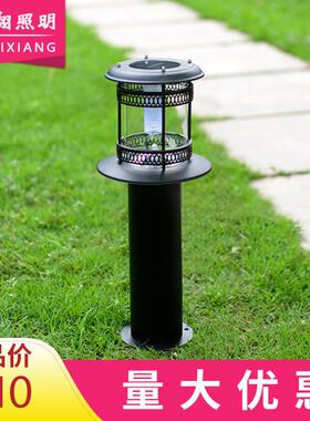 led草坪灯景观灯太阳能草坪灯草地灯黑色户外防水草坪灯景观灯厂