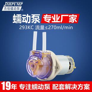 蠕动泵12v小型液体定量计量抽液循环大流量自吸微型软管水泵