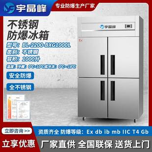 防爆冰箱冷藏冷冻冰柜高校大学药品化工厂立式大容量多门双开门
