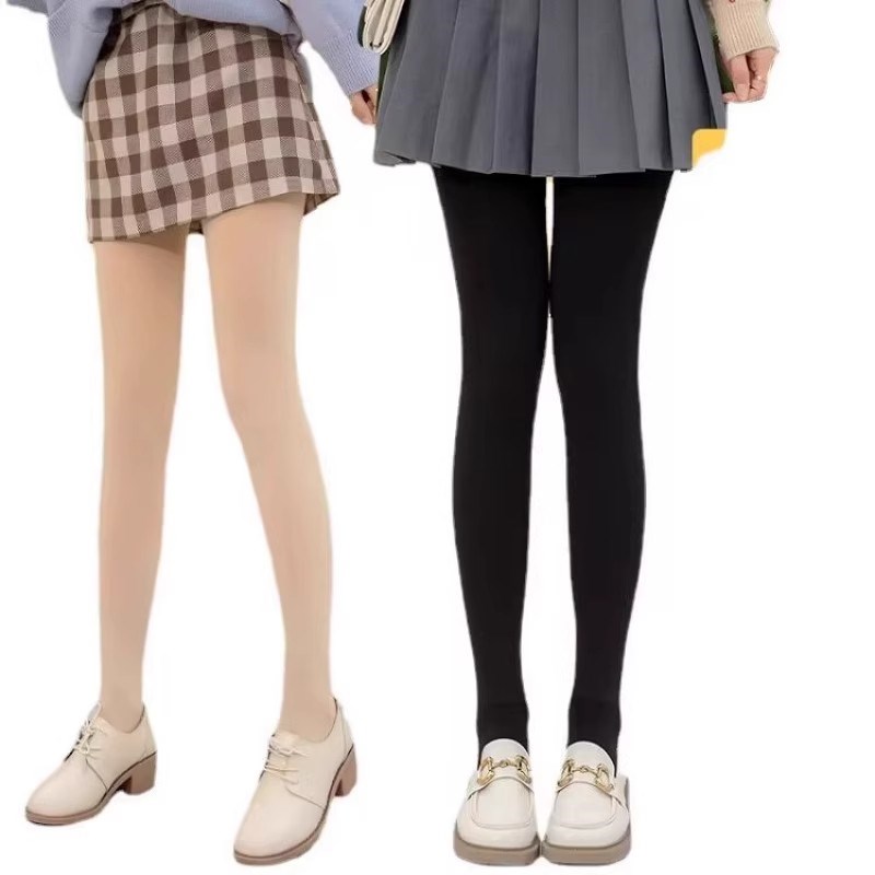 丝袜秋冬光腿神器冬季加绒加厚肉肤色裸感2024新款打底连体裤袜女