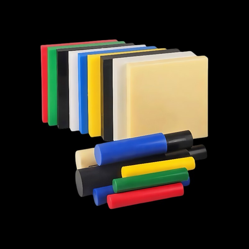 耐磨防静电加纤尼龙PA66棒板PEEK棒板防静电POM赛钢板ABS加工定制