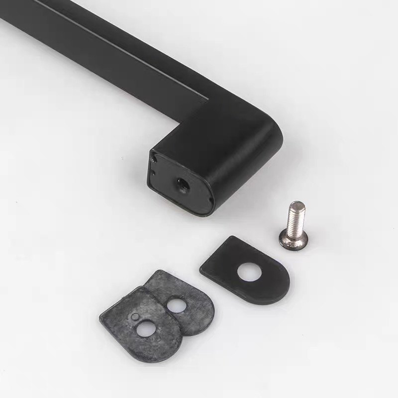 极简淋浴房拉手卫生间推拉门浴室玻璃门304不锈钢移门把手孔距440