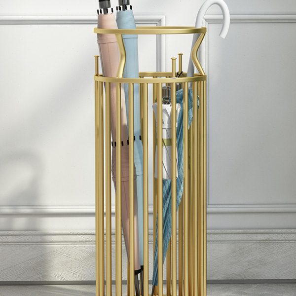 西拾 北欧铁艺雨伞架酒店门口雨伞桶 放伞架家用收纳置物架轻奢