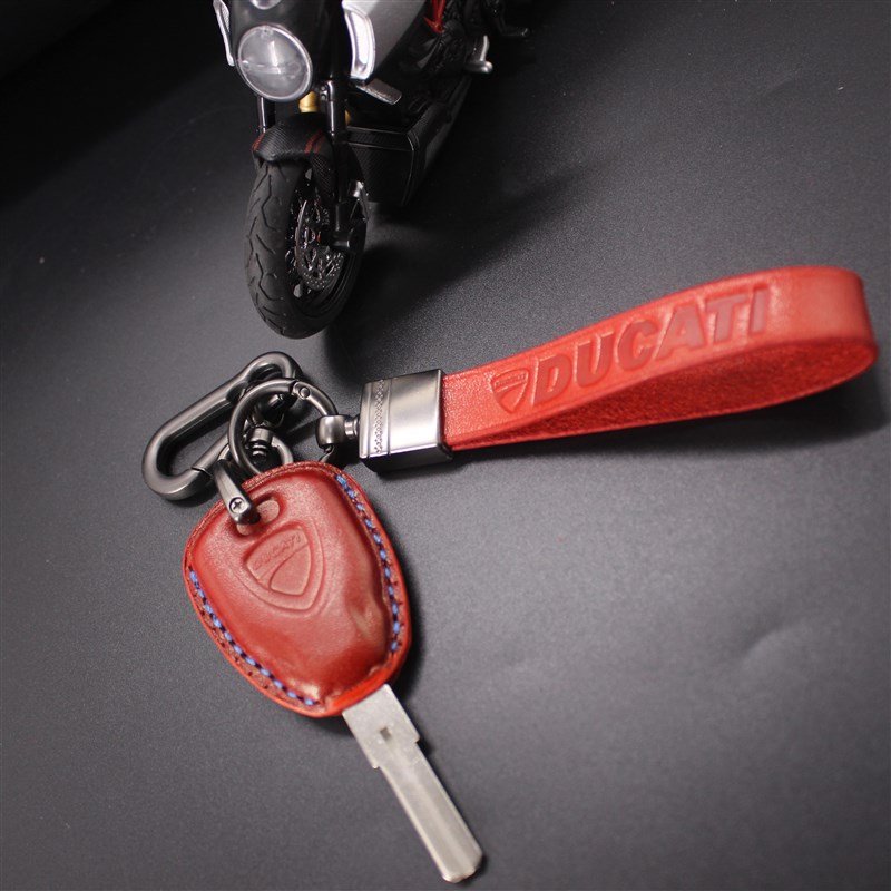 杜卡迪 DUCATI 改装件 MTS950 摩托车 改装钥匙扣 锁匙包 钥匙套