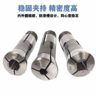 宝鸡30F型圆型六角四方数控车床夹头 30走刀机气W动底座夹具筒夹