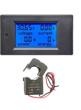 电流功率表lcd电压260v110v22020a100aac80数显检测-交流多功能