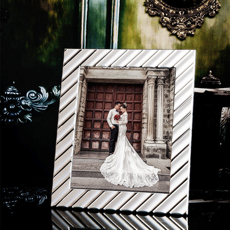 弗莱文茨 家居样板间欧式新古典金属摆台婚庆婚纱照金属相框10寸,家居饰品,相框/画框,淘宝优惠券,粉丝福利购,淘宝优惠卷