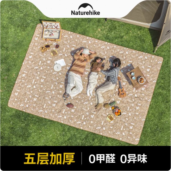挪客超大野餐垫超声波加厚防潮垫户外露营帐篷地垫便携式春游垫子