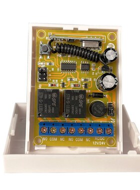 两键遥控直流12Vm24V二路无线开关电动推杆马达电机正反转控制器