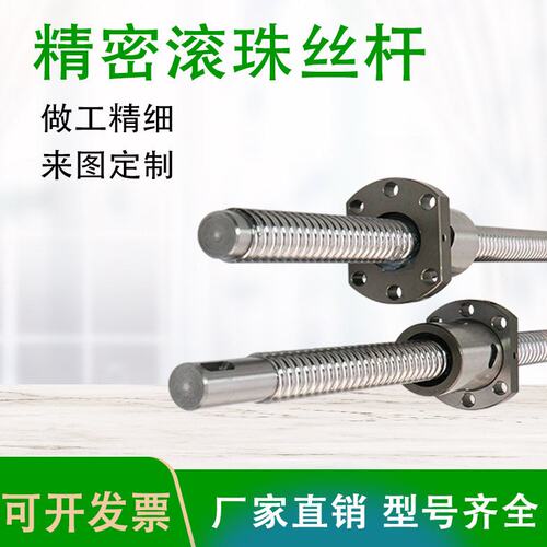 加工滚珠丝杆SFU 1204 1610 2005 2505 4010 SFI精密丝杠螺母
