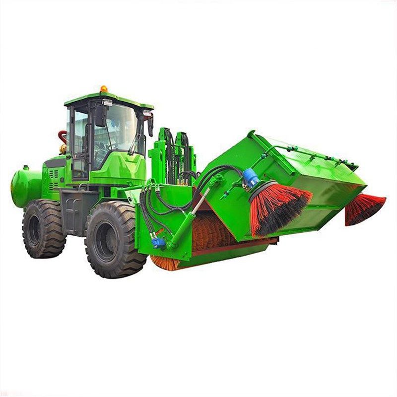 工地座驾封闭全自动举升搬运清理机大型搅拌站Q渣土沙石快速清扫