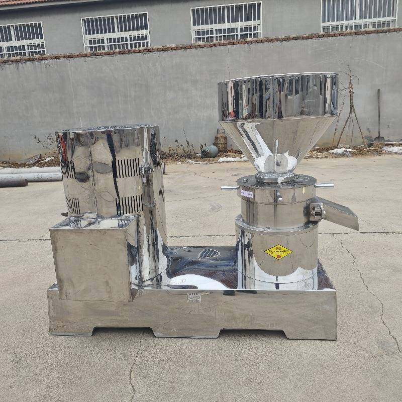 出口高品质不锈钢食品级羊汤乳化机花生酱胶体磨辣椒打浆研磨机