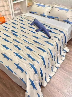 英国scion狐狸先生印花凉感夏被夏季空调被凉感被夏凉被子