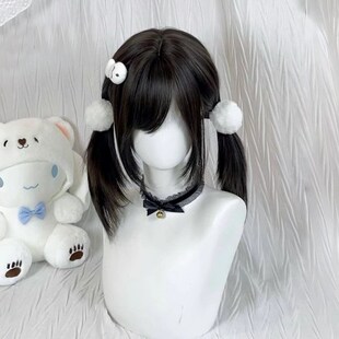 【有村架纯】短发假发女高层次斜刘海锁骨发日系Lolita整顶全头套