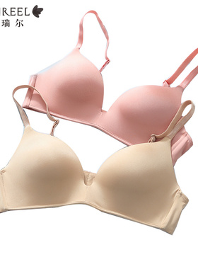 歌瑞尔舒适无痕内衣女薄款柔软光面少女无钢圈文胸罩ABB18048