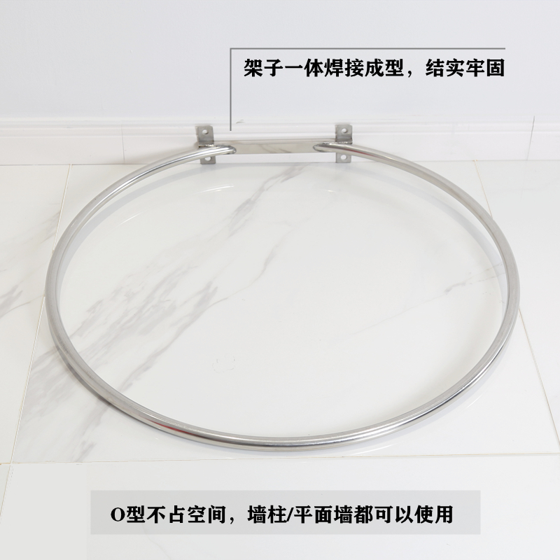 服装店圆形试衣间柱子更衣室轨道 大半圆简易换衣间syj女装店门帘