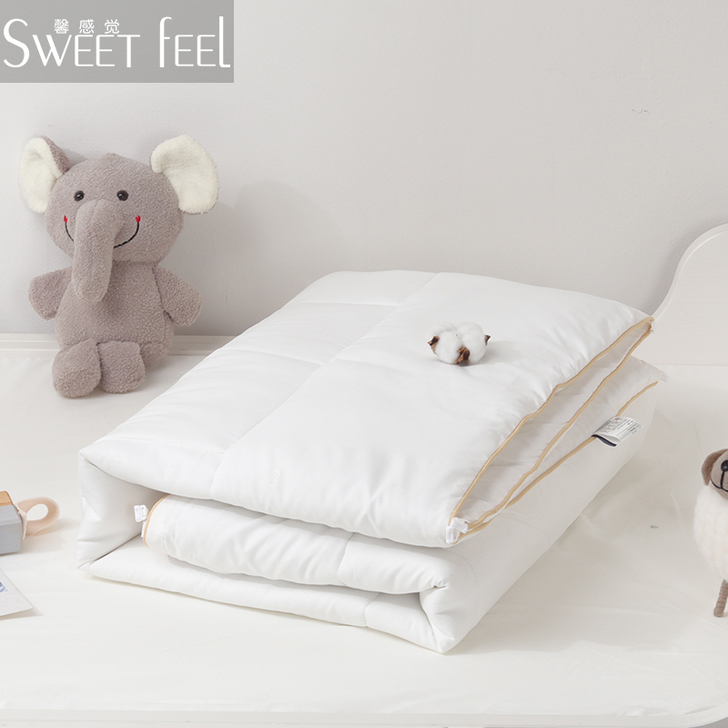 全棉儿童幼儿园被子纯棉秋冬夹棉被套婴儿卡通四季被宝宝棉花被芯